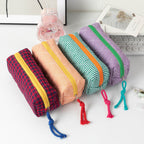 1Quilted Zippered Pencil Case Miroken