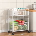 1Rolling Kitchen Storage Rack Miroken