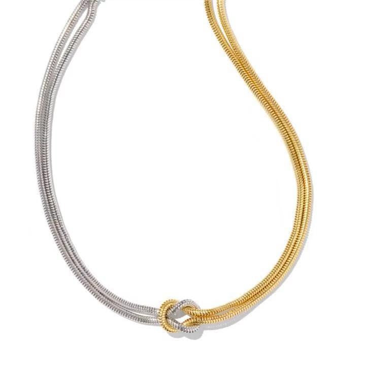 1Elegant Dual-Strand Knot Bracelet Miroken