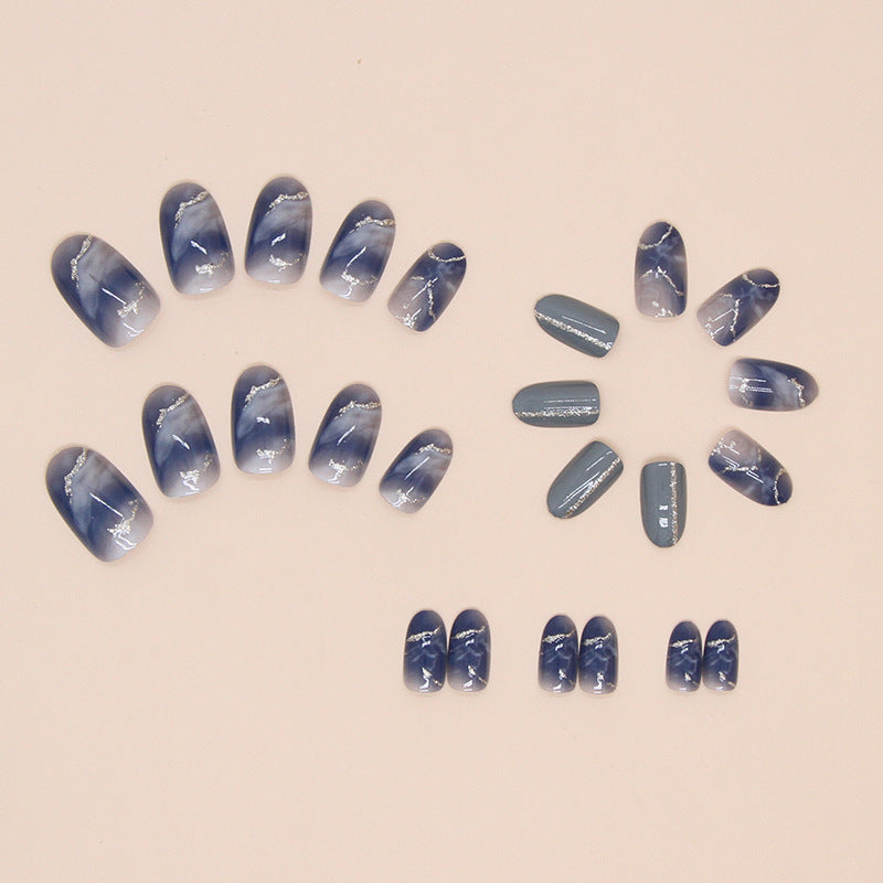 1Premium Marble Design Press-On Nail Tips Miroken