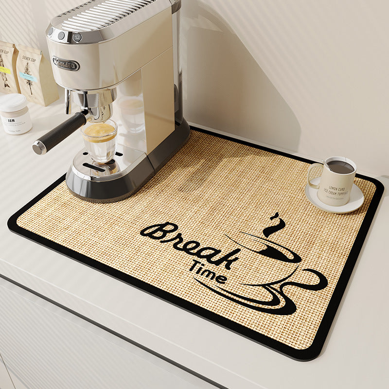 1Coffee-Themed Kitchen Mat Miroken