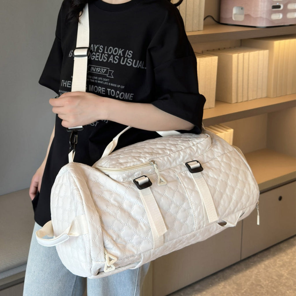 1Quilted Multi-Functional Travel Backpack Miroken