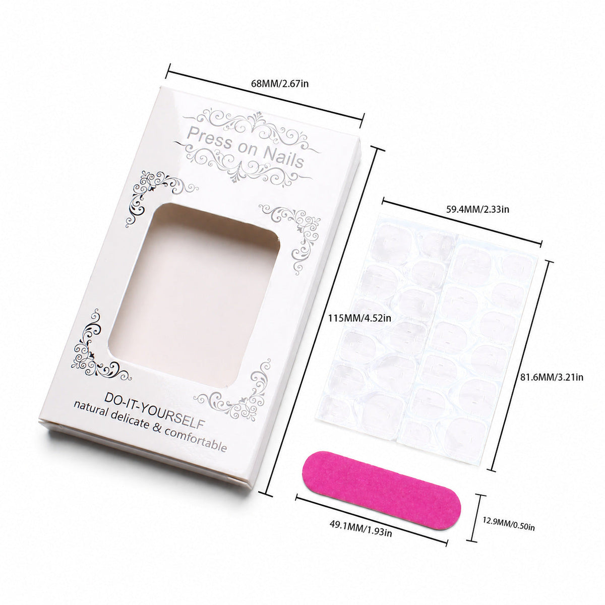 1Press-On Nails Miroken