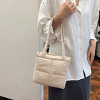 1Stylish Quilted Tote Bag Miroken
