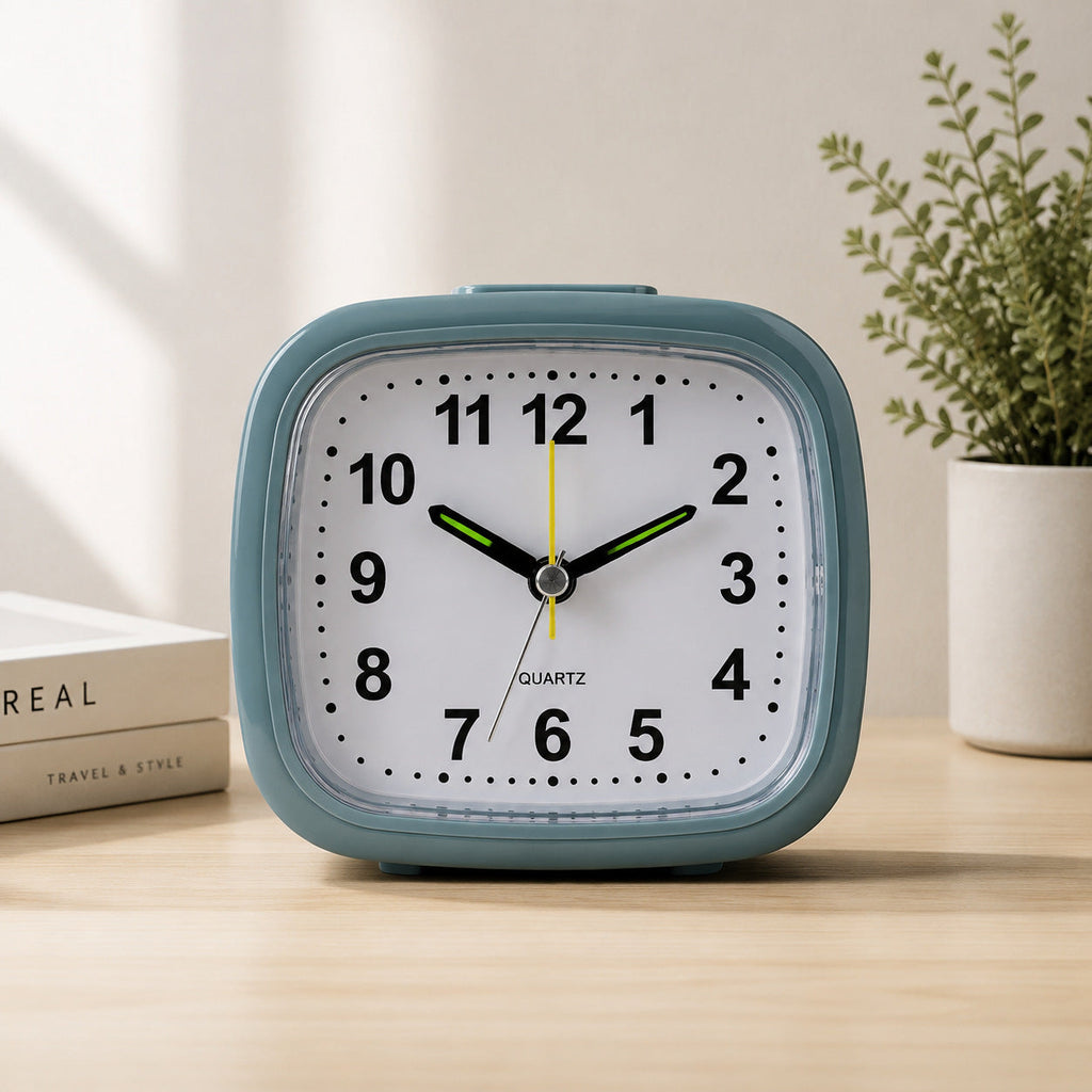 1Quarz Alarm Clock with Large Dial Miroken