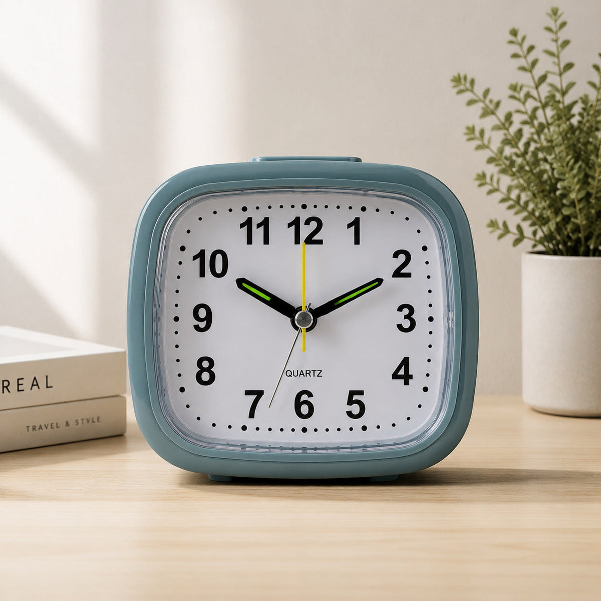 1Quarz Alarm Clock with Large Dial Miroken