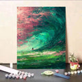 1Dynamic Wave Art Canvas Print Miroken