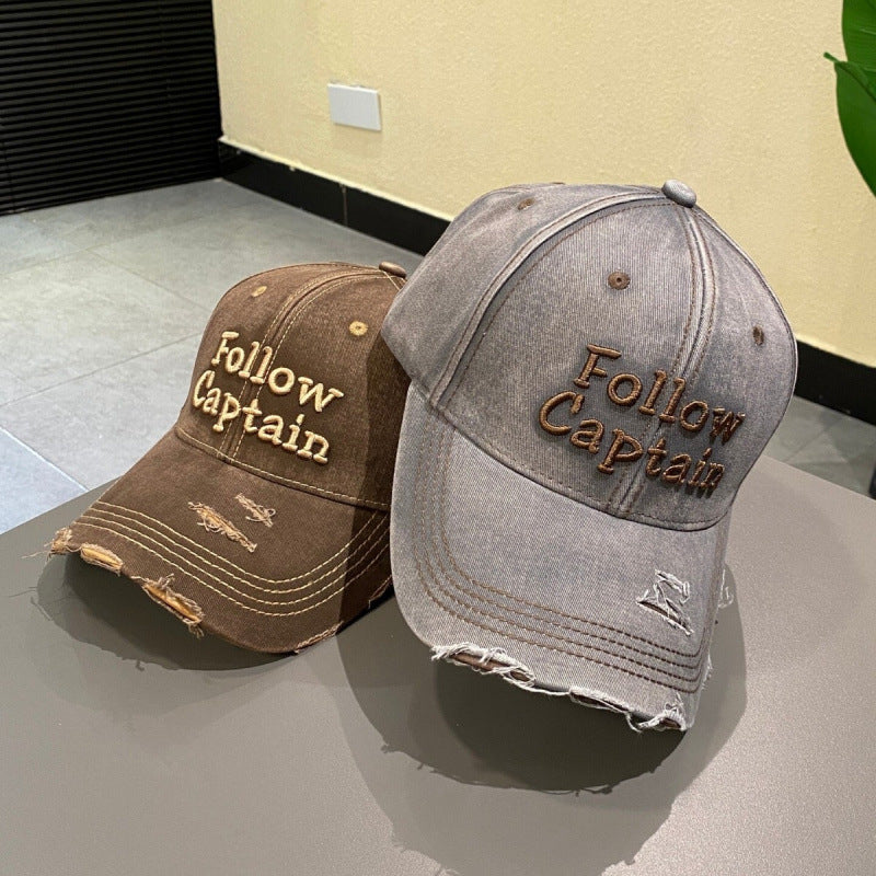 1Men's Distressed Vintage Baseball Cap Miroken