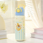 1Women's insulated drinking bottle with child-friendly design and practical carrying handle Miroken