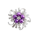 1Glamorous brooch with pearl set Miroken
