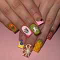 1Creative Art Nails with Cheerful Fruit Design Miroken