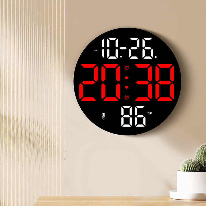1Digital wall clock with temperature and hygrometer function Miroken