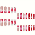 1Floral Nail Art Extensions Miroken