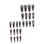 1Artistic Spider-Themed Press-On Nails Miroken