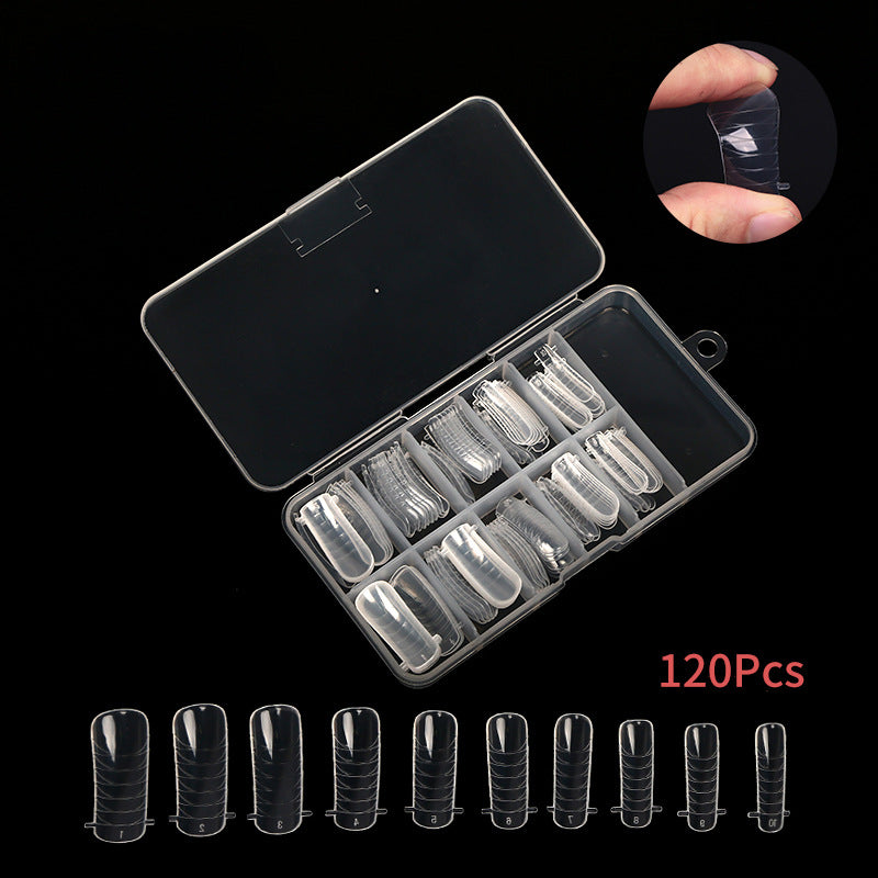 1Clear Press-On Nail Tips Miroken