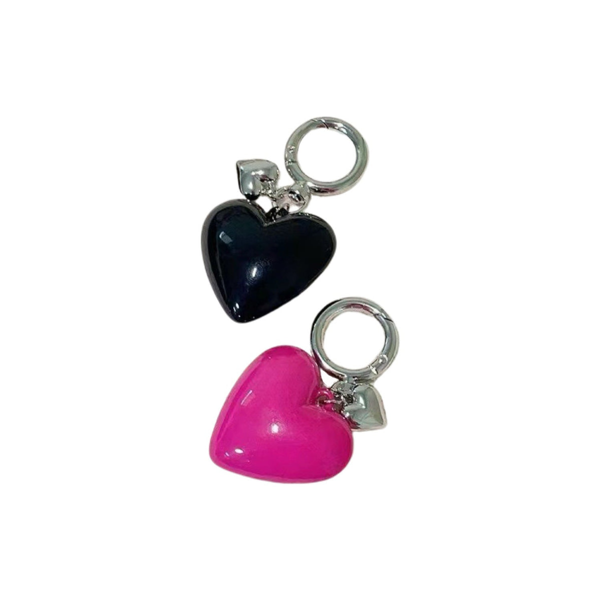 1Heart-Shaped Charm Keychain Miroken