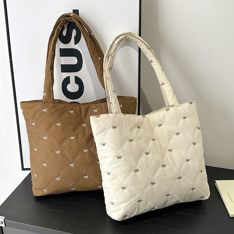 1WoQuilted Utility Tote Bag Miroken