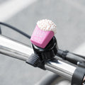 1novelty handlebar bicycle bell with silicone popcorn topper and universal clamp Miroken