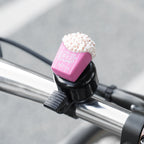 1novelty handlebar bicycle bell with silicone popcorn topper and universal clamp Miroken