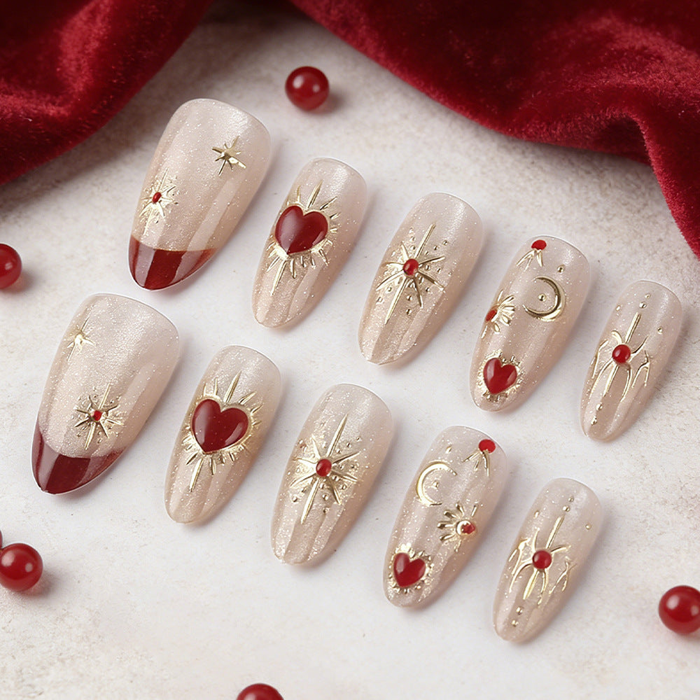 1Artistic 3D Embellished Press-On Nails Miroken