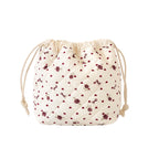 1Quilted Floral Drawstring Bag Miroken