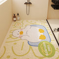 1Cartoon Duck-Themed Bath Mat