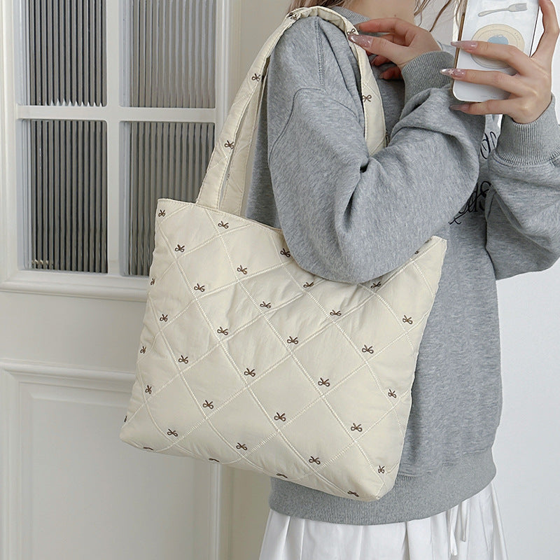 1WoQuilted Utility Tote Bag Miroken