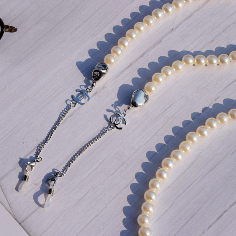1Elegant Faux Pearl Eyewear Chain Miroken
