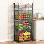 1Rolling Kitchen Storage Rack Miroken