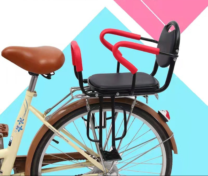 1toddler safety bike seat with adjustable five-point harness padded armrests and footrests Miroken