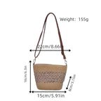 1Shoulder bag with refined crochet and leather accents Miroken