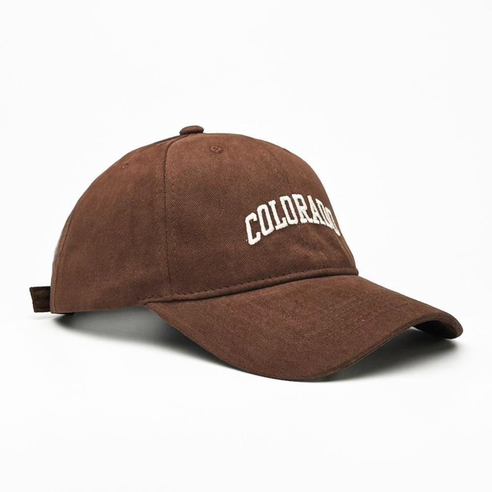 1Women's fashionable cotton cap with embroidered lettering Miroken