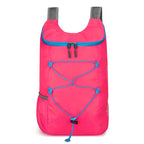 1Women’s foldable lightweight day backpack with elastic front drawstring and side mesh pockets Miroken