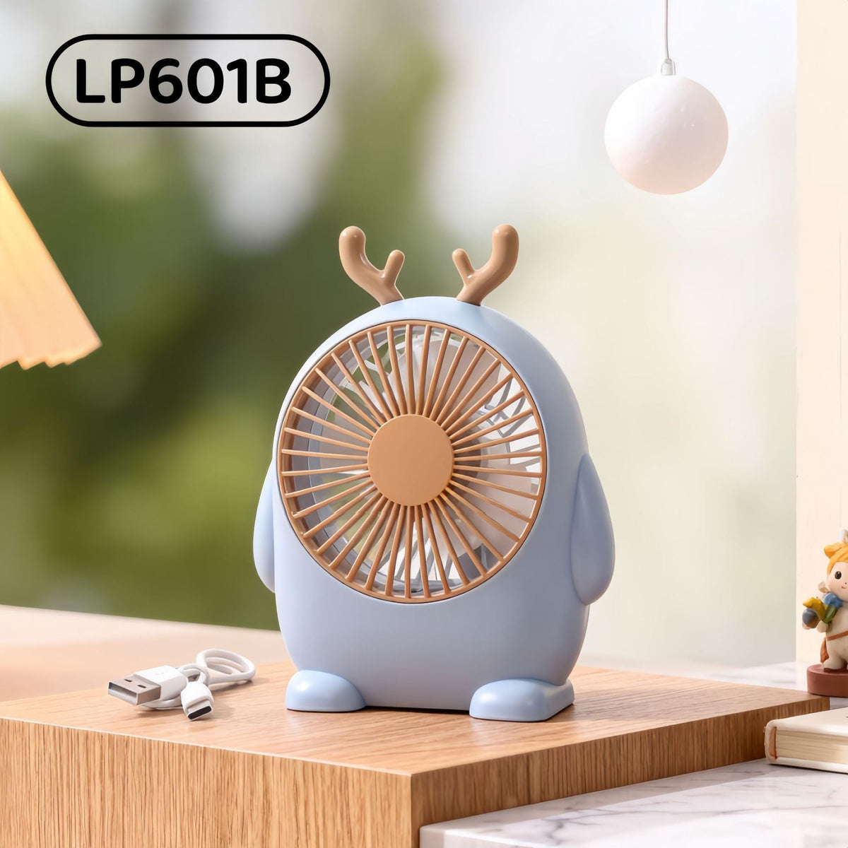 1Portable Mini Fan with Cryptic Animal Design Miroken