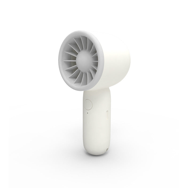 1Unisex compact rechargeable handheld fan with quiet turbine fan Miroken