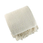 1Textured Fringe Throw Blanket Miroken
