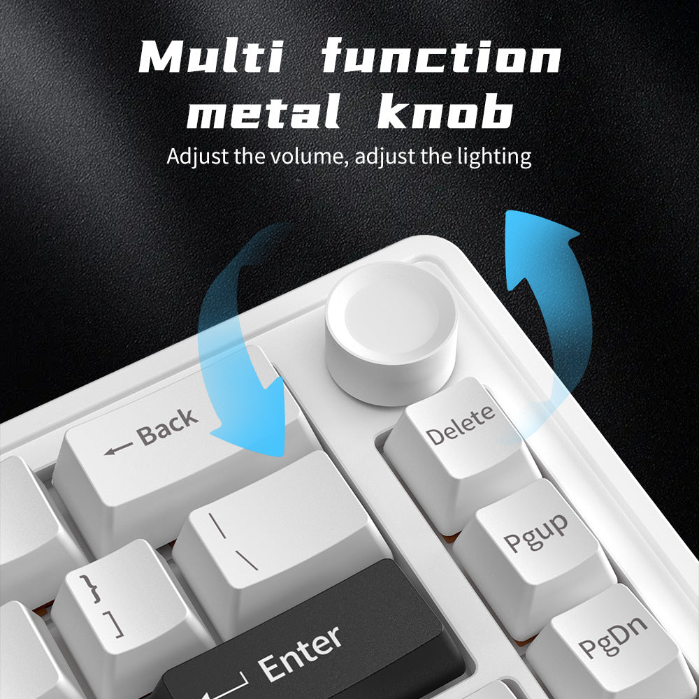 1Wireless Mechanical Keyboard with Customizable Backlit Features Miroken