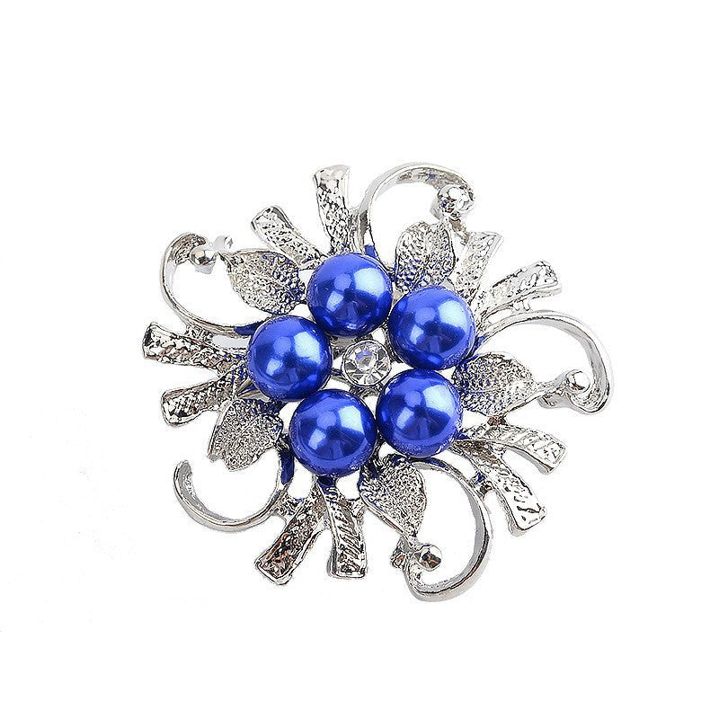 1Glamorous brooch with pearl set Miroken