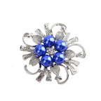 1Glamorous brooch with pearl set Miroken