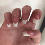 1Nail set with elegant glitter design Miroken