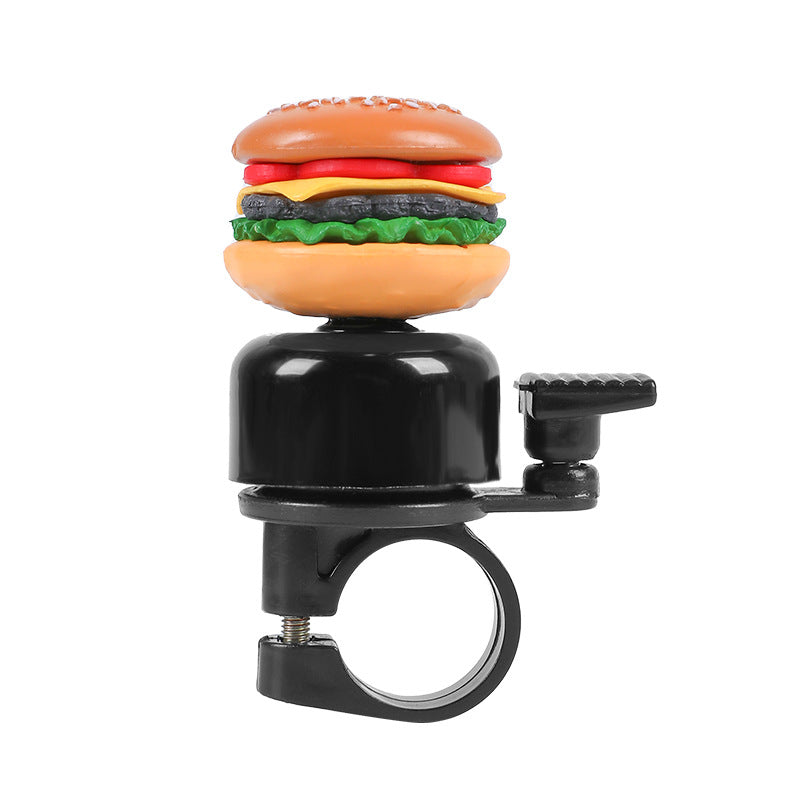 1novelty handlebar bicycle bell with silicone popcorn topper and universal clamp Miroken