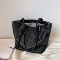1Modern Crocodile-Embossed Tote Bag Miroken