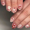 1Artistic Themed Press-On Nail Set Miroken