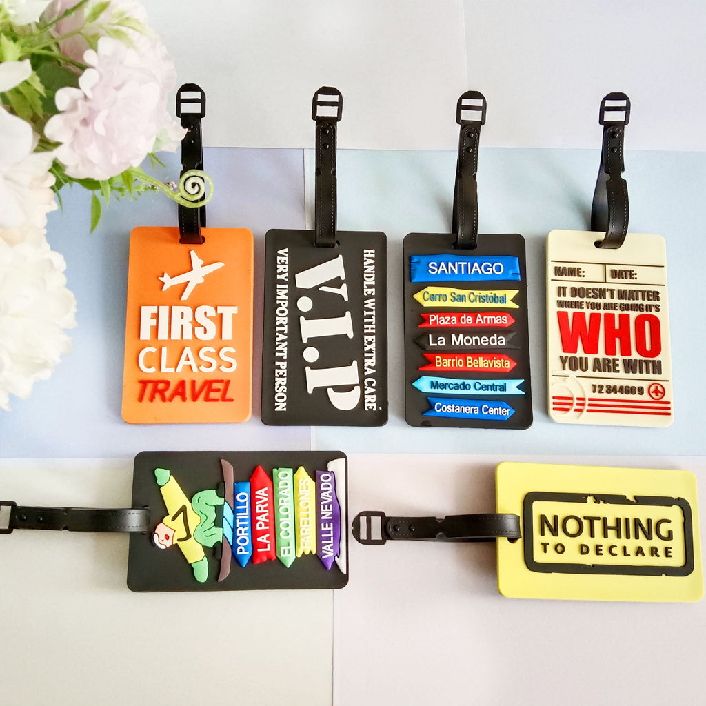 1Unisex Luggage Tag with Airplane Design Miroken