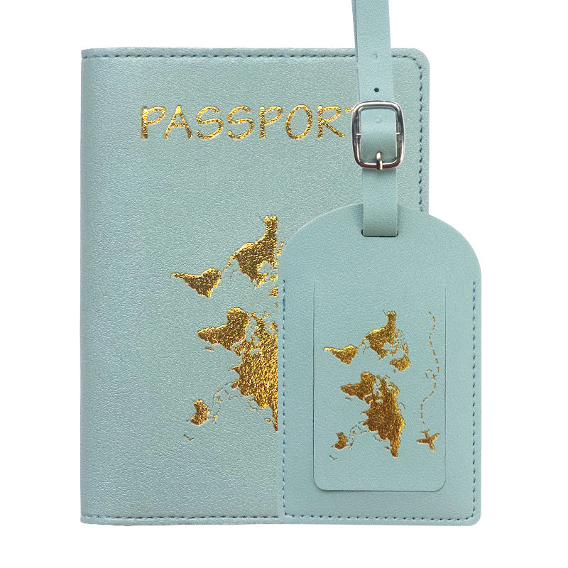 1Women's Passport Holder and Luggage Tag Set Miroken