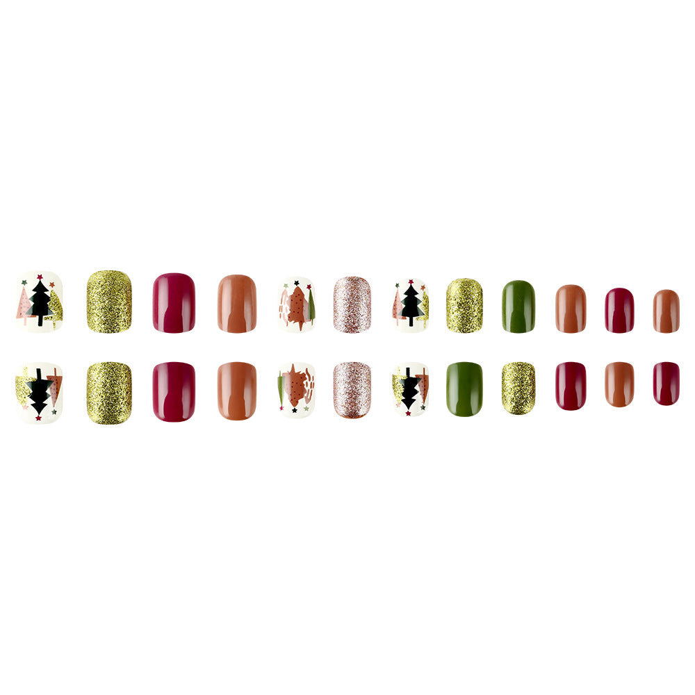 1Seasonal Forest-Themed Nail Art Set Miroken
