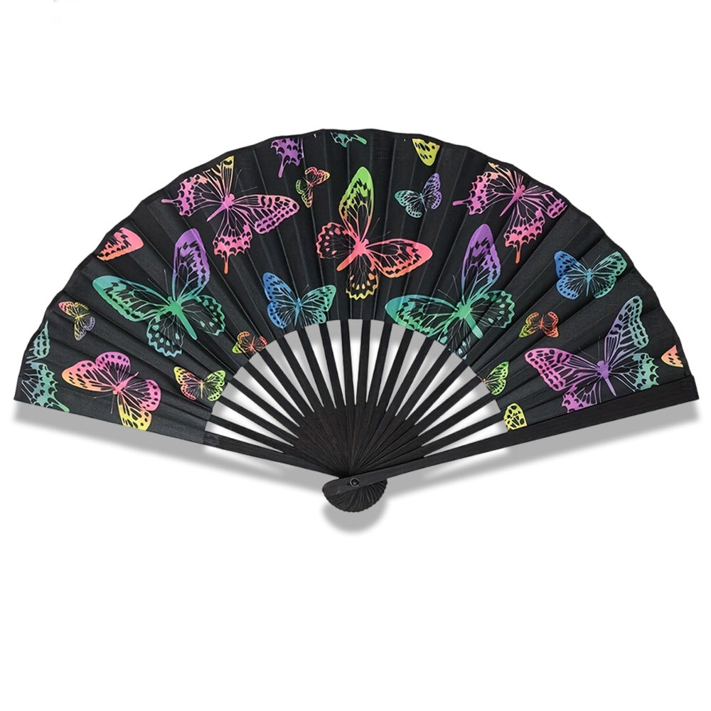 1Women's Folding Hand Fan Miroken