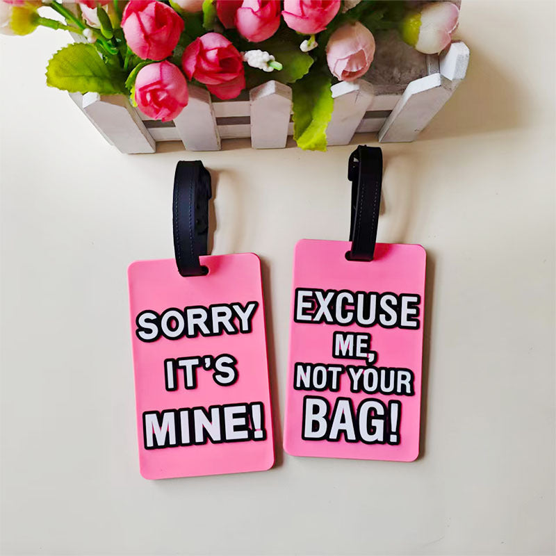 1Unisex Fun Statement Luggage Tag Miroken