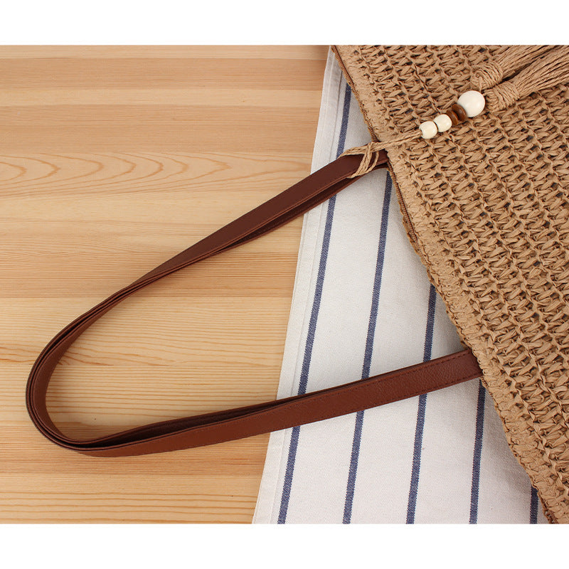 1Handcrafted Beach Bag with Adjustable Straps Miroken