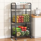 1Rolling Kitchen Storage Rack Miroken